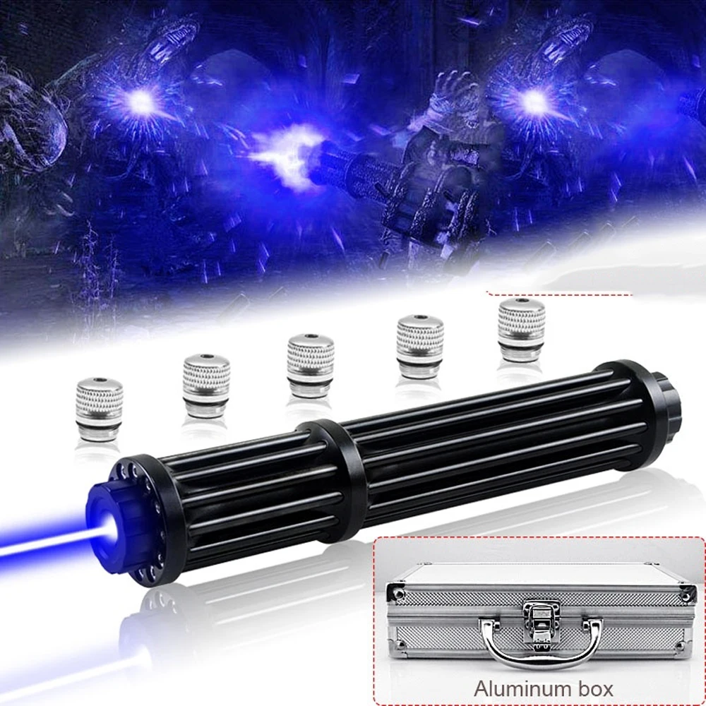 Most Powerful Burning Blue Laser Torch 445nm 10000m Focusable Laser sight Pointers Flashlight burn match candle lit cigarette
Most Powerful Burning Blue Laser Torch 445nm 10000m Focusable Laser sight Pointers Flashlight burn match candle lit cigarette
