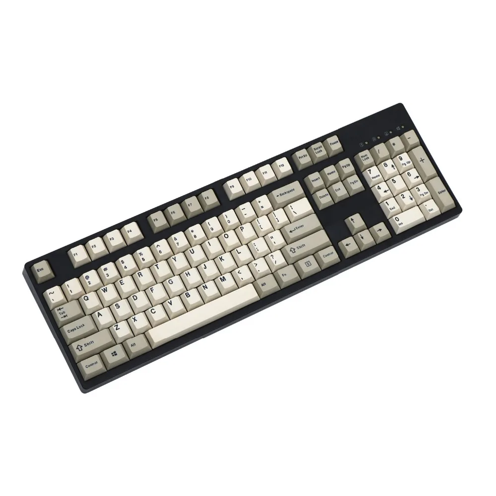 Колпачки для клавиш PBT Doubleshot ANSI макет ретро комбинированные колпачки Cherry MX 87/104/108