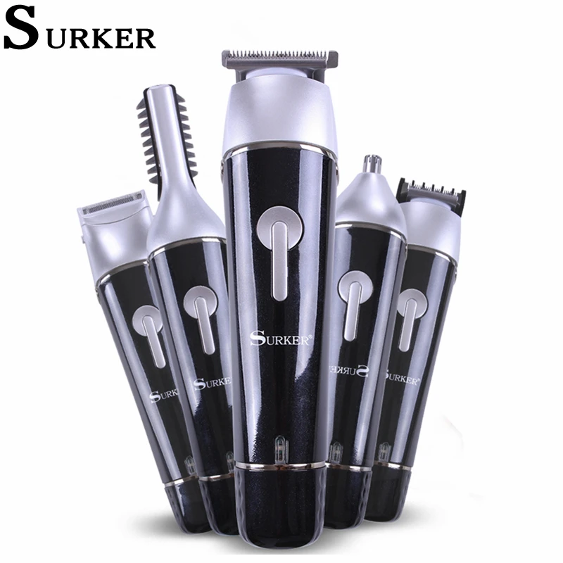 Surker 5 In 1 Electric Hair Trimmer IPX5 Waterproof Men Haircut Machine Professional Barber Rechargeable Hair Clipper SK-0068
Surker 5 In 1 Electric Hair Trimmer IPX5 Waterproof Men Haircut Machine Professional Barber Rechargeable Hair Clipper SK-0068