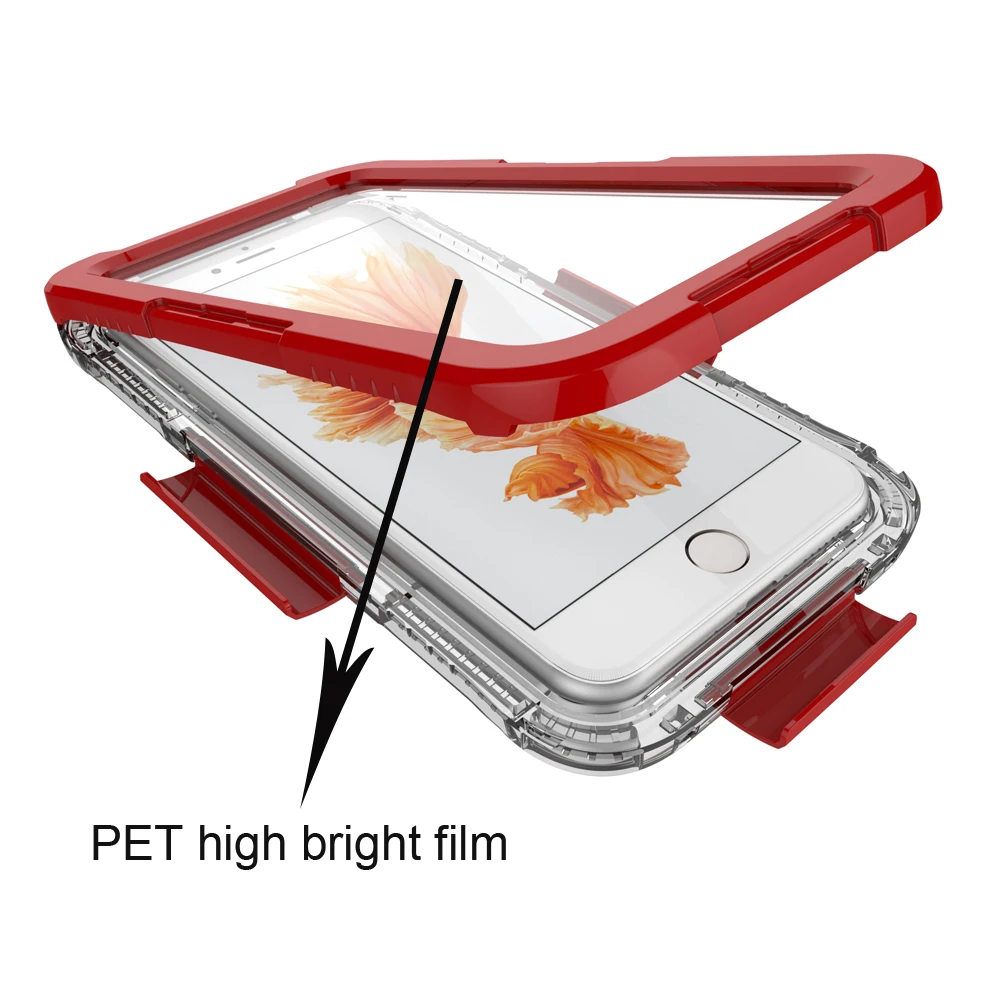 2018 Waterproof Case for iPhone 7 8 6 6s plus sensitive touch PET hight bright film phone case for iphone 7 8 plus Diving Fundas
2018 Waterproof Case for iPhone 7 8 6 6s plus sensitive touch PET hight bright film phone case for iphone 7 8 plus Diving Fundas