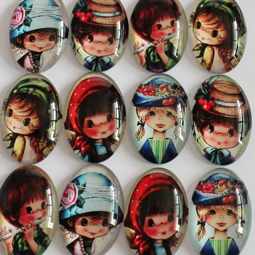 18x25mm Mixed Style Cartoon Girl Oval Glass Cabochon Dome Jewelry Finding Cameo Pendant Settings 20pcs/lot (K02839)
18x25mm Mixed Style Cartoon Girl Oval Glass Cabochon Dome Jewelry Finding Cameo Pendant Settings 20pcs/lot (K02839)