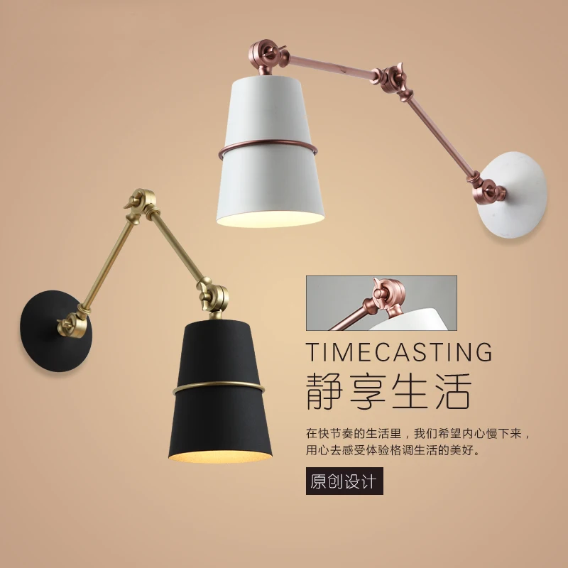 The Nordic modern minimalist American country art villa living room wall mechanical telescopic bedside wall lamp study
The Nordic modern minimalist American country art villa living room wall mechanical telescopic bedside wall lamp study