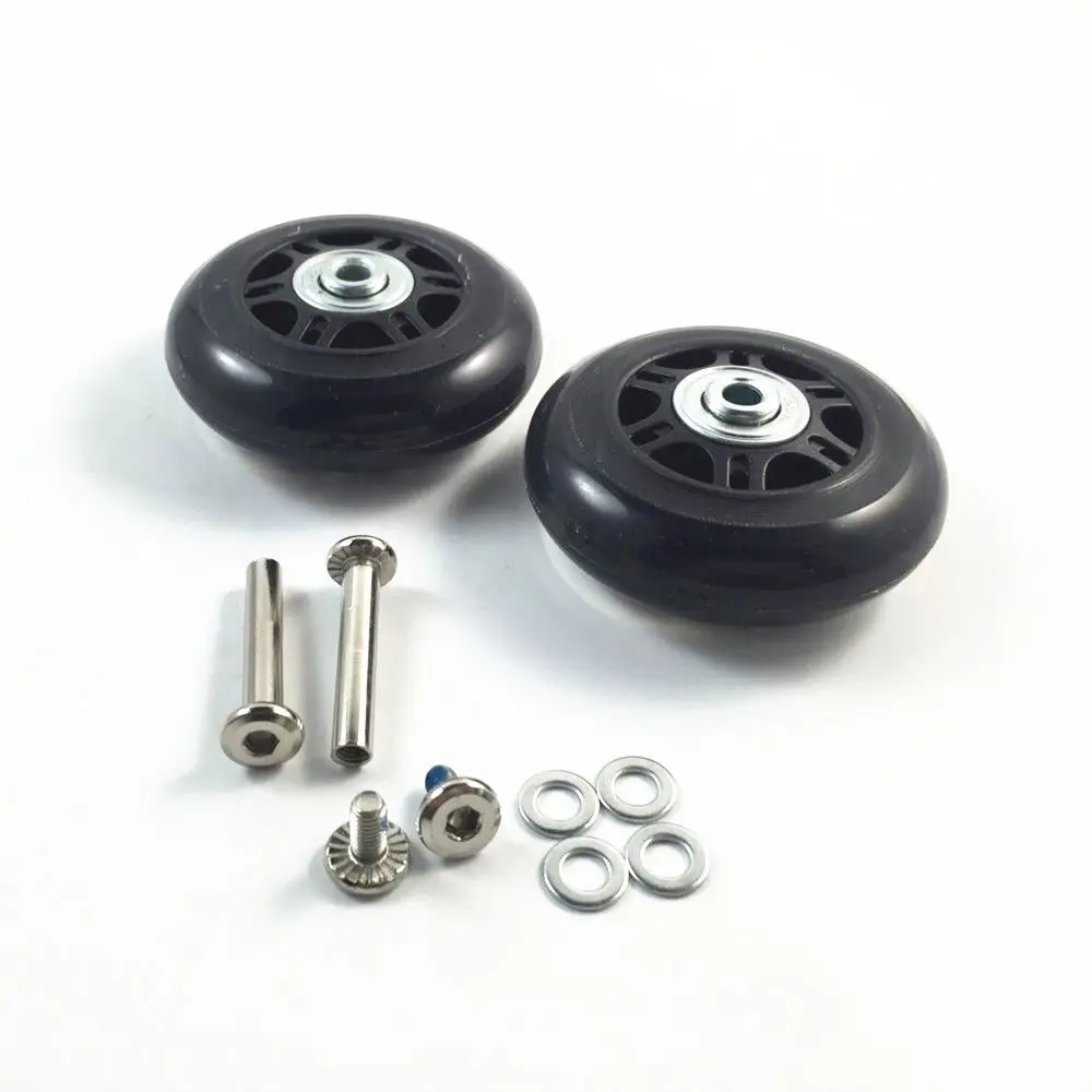 Replacement luggage wheels,Luggage Suitcase Replacement Wheels Axles and Wrench Repair set 70mm*24mm
Replacement luggage wheels,Luggage Suitcase Replacement Wheels Axles and Wrench Repair set 70mm*24mm