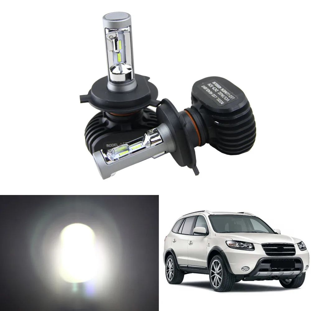 Комплект светодиодсветильник фар дальнего и ближнего света для HYUNDAI Santa Fe 2001-2006 50