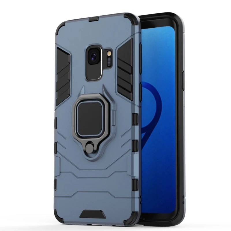 HAWEEL PC + TPU Shockproof Protective Case for Galaxy S9 , with Magnetic Ring Holder
HAWEEL PC + TPU Shockproof Protective Case for Galaxy S9 , with Magnetic Ring Holder