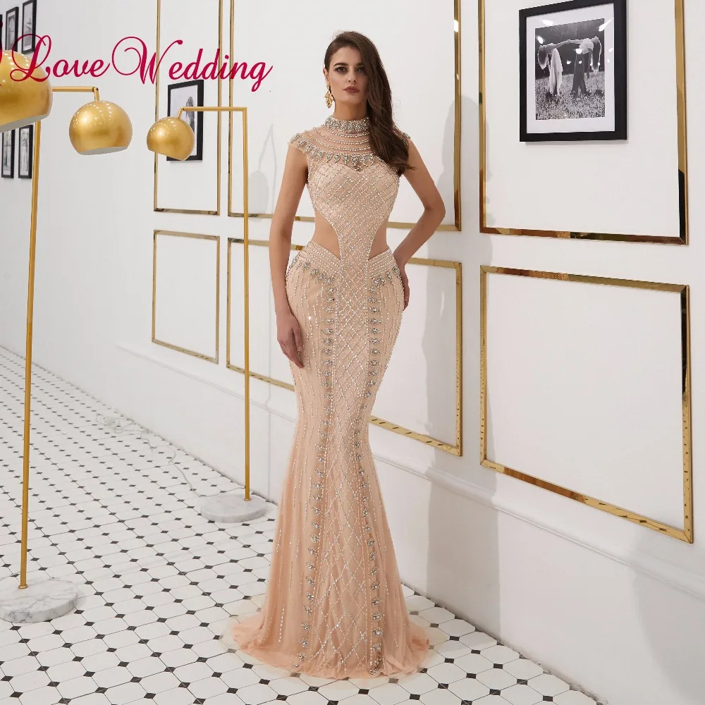 New Arrival Vintage Style Heavy Major Beaded Evening Dresses Long Cap Sleeves Champagne Mermaid Dress Evening Party Gown
New Arrival Vintage Style Heavy Major Beaded Evening Dresses Long Cap Sleeves Champagne Mermaid Dress Evening Party Gown