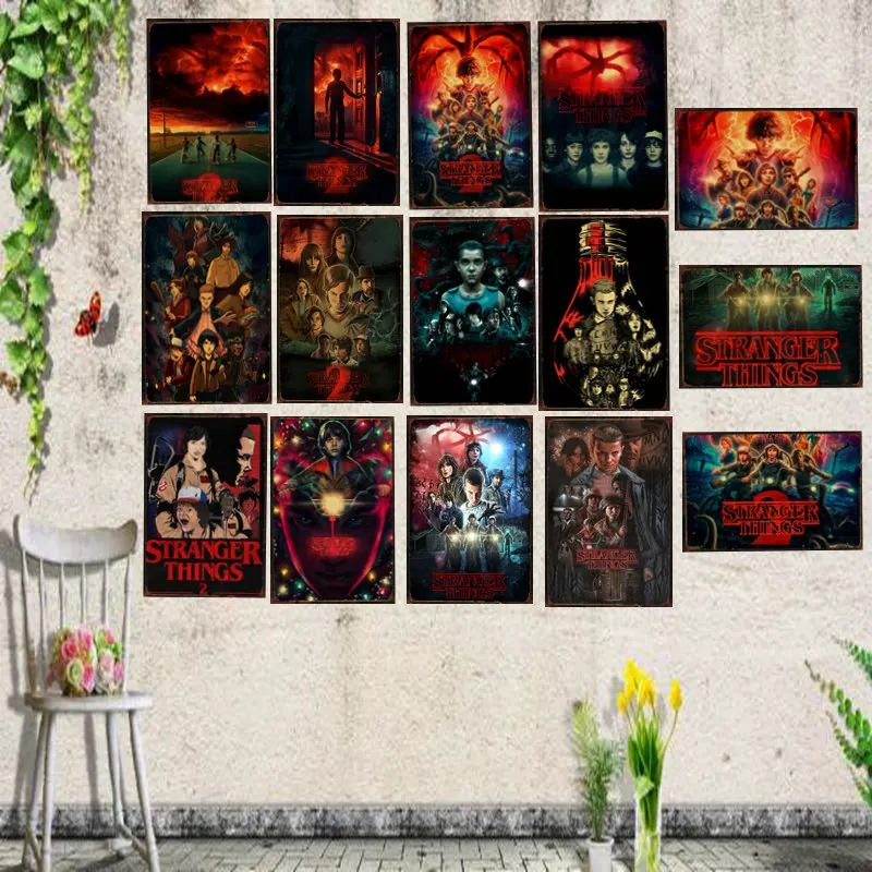 Stranger Things Movie Tin Sign Metal Plate Iron Painting Kids Room Wall Bar Cofe Home Art Craft Decor 30X20CM DU-1125
Stranger Things Movie Tin Sign Metal Plate Iron Painting Kids Room Wall Bar Cofe Home Art Craft Decor 30X20CM DU-1125
