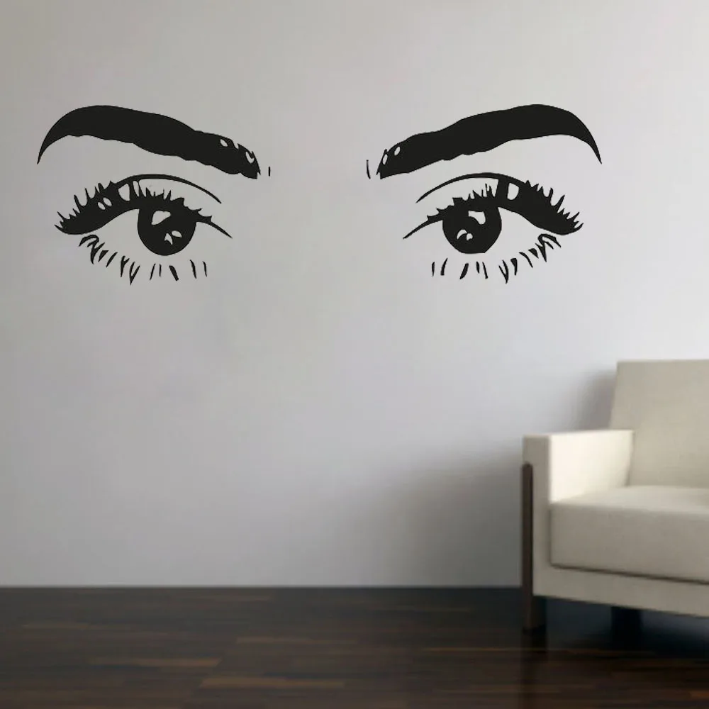Eyelashes Wall Sticker Wall Vinyl Decals Room Decoration Bedroom Decor Beauty Salon Eyelash Girls Wallpaper Removable B442
Eyelashes Wall Sticker Wall Vinyl Decals Room Decoration Bedroom Decor Beauty Salon Eyelash Girls Wallpaper Removable B442