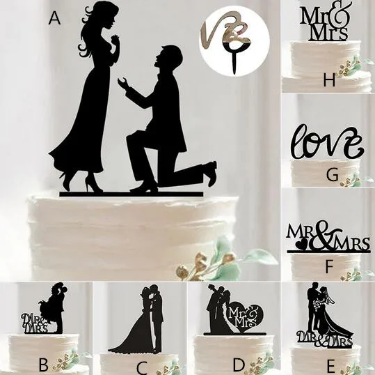 Mr Mrs акриловый черный свадебный аксессуар для украшения торта, свадебный аксессуар для свадебной вечеринки
Mr Mrs акриловый черный свадебный аксессуар для украшения торта, свадебный аксессуар для свадебной вечеринки