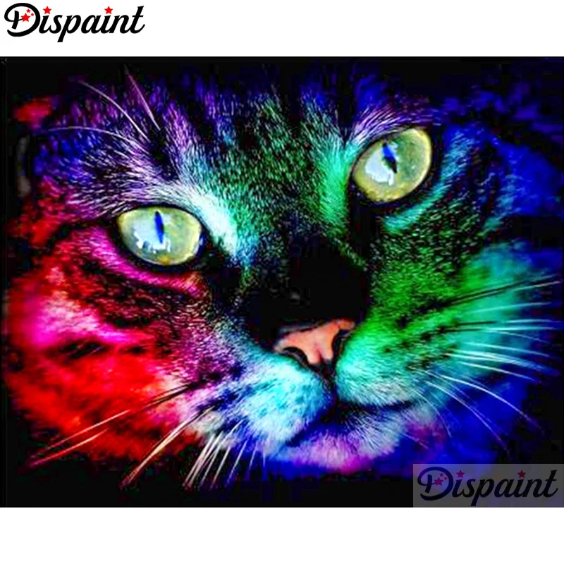 Dispaint Full Square/Round Drill 5D DIY Diamond Painting "Color cat" Embroidery Cross Stitch 3D Home Decor A10375
Dispaint Full Square/Round Drill 5D DIY Diamond Painting "Color cat" Embroidery Cross Stitch 3D Home Decor A10375