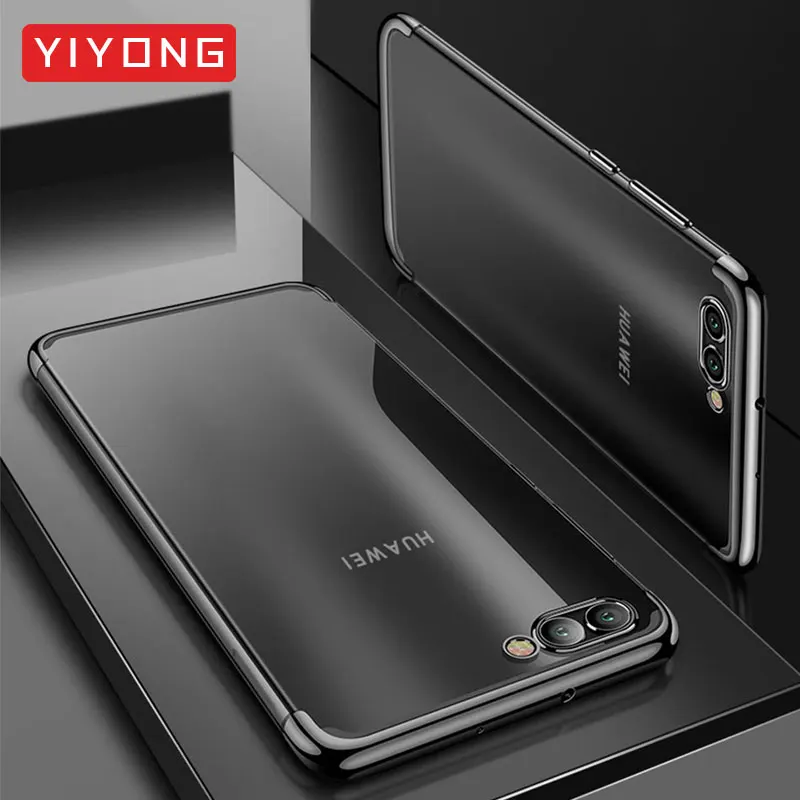Для Huawwei P умный чехол мягкий YIYONG роскошное покрытие прозрачный для huawei Smart + Plus 2019