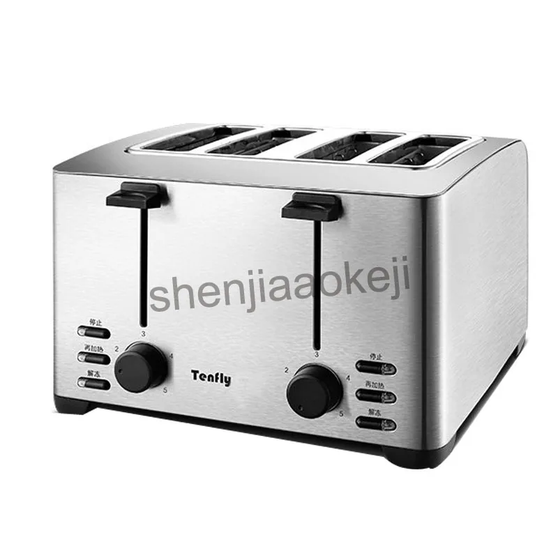 Household stainless steel toaster 4slices toaster breakfast machine and commercial toaster THT-3012B 1pc
Household stainless steel toaster 4slices toaster breakfast machine and commercial toaster THT-3012B 1pc