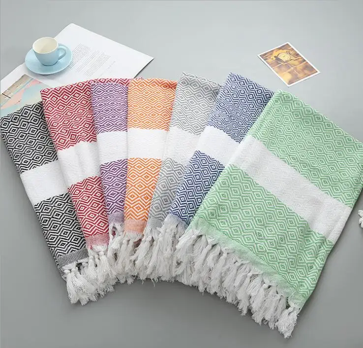 Summer Cotton Quick-Dry Shower Bath Towels Striped Beach towel Toalla playa Fouta towels Tassel Scarf Turkish Towel for Adult
Summer Cotton Quick-Dry Shower Bath Towels Striped Beach towel Toalla playa Fouta towels Tassel Scarf Turkish Towel for Adult