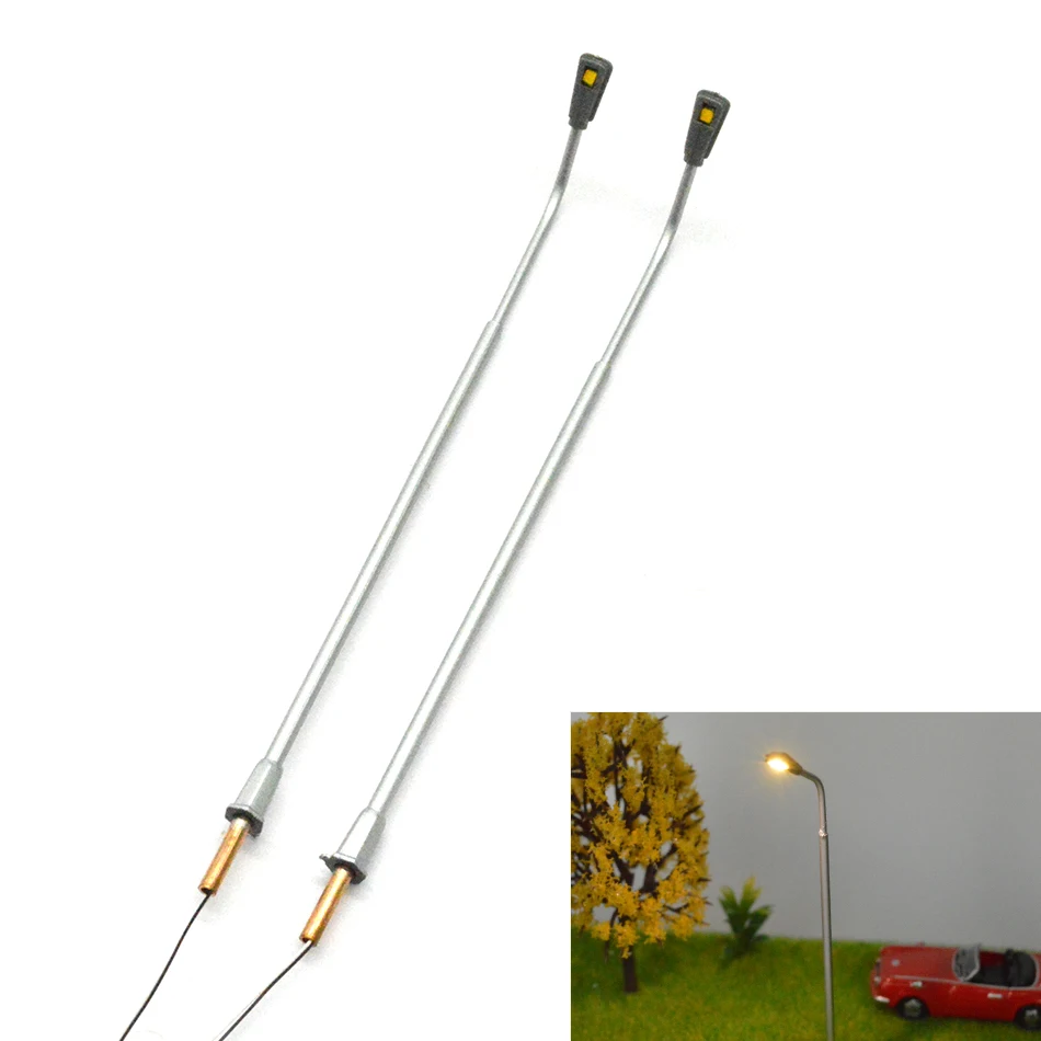 Railway Train Lamp Miniature Lamppost 1:100 Scale 3V LED Sand Table Architecture Building Layout 10pcs/lot
Railway Train Lamp Miniature Lamppost 1:100 Scale 3V LED Sand Table Architecture Building Layout 10pcs/lot
