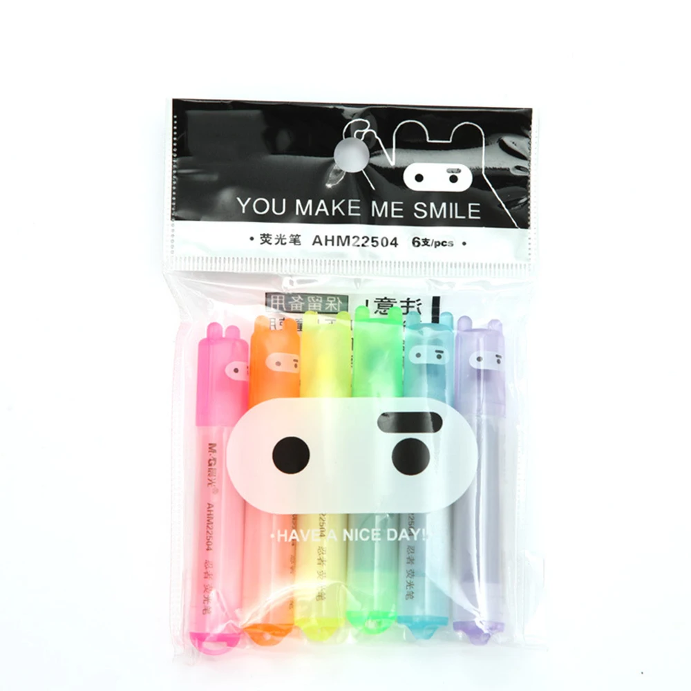 6PCS/Set Rabbit Ninja Mini Highlighter Pen Marker Pens Kawaii Stationery Cartoon Escolar Papelaria Writing School Supplies
6PCS/Set Rabbit Ninja Mini Highlighter Pen Marker Pens Kawaii Stationery Cartoon Escolar Papelaria Writing School Supplies