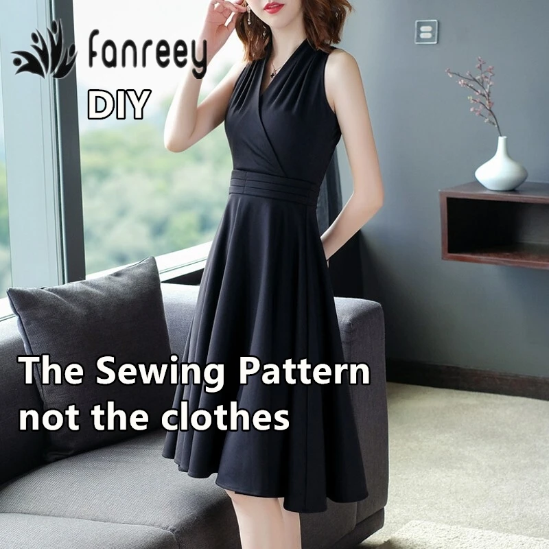 Sewing Patterns of Lady's beautiful dress patrones de costura ropa mujer DIY WW-W1017
Sewing Patterns of Lady's beautiful dress patrones de costura ropa mujer DIY WW-W1017
