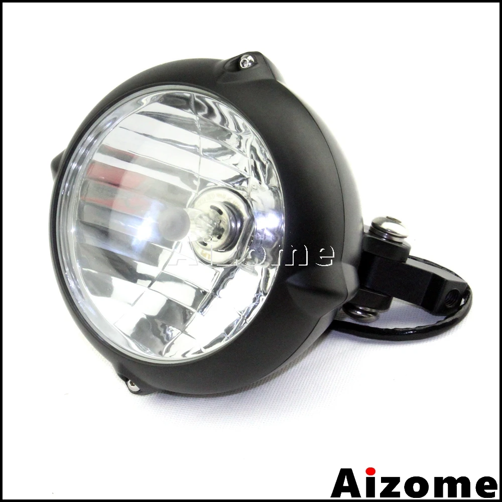 Black 6.5" Headlight Motorcycle H4 Headlight Retro Headlamp For Harley Honda Suzuki Yamaha Cafe Racer Bobber Chopper Cruiser
Black 6.5" Headlight Motorcycle H4 Headlight Retro Headlamp For Harley Honda Suzuki Yamaha Cafe Racer Bobber Chopper Cruiser