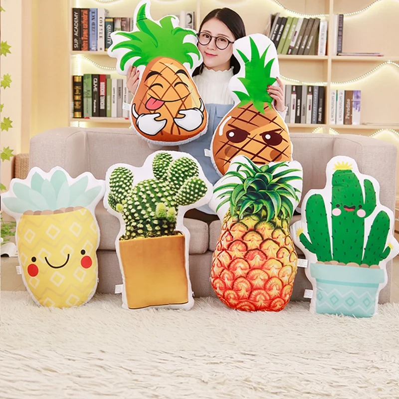 Simulation Cacti Pineapple Pillow Stuffed Plants Toys For Children Funny Home Decor Sofa Cushion Cute Birthday Gifts
Simulation Cacti Pineapple Pillow Stuffed Plants Toys For Children Funny Home Decor Sofa Cushion Cute Birthday Gifts