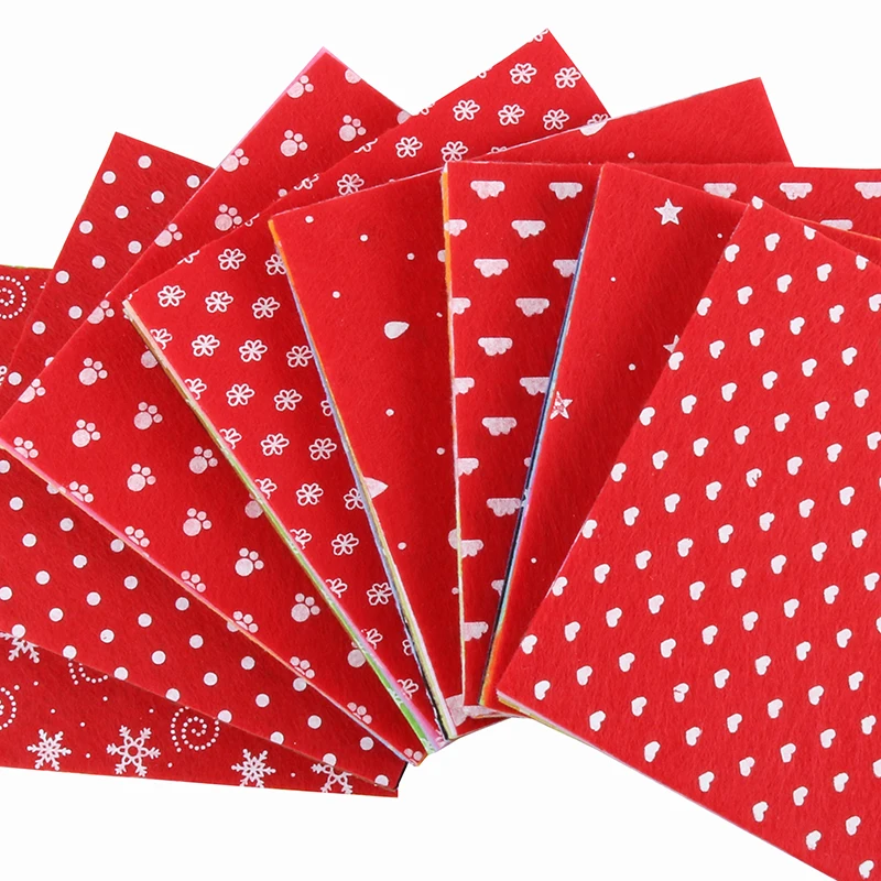 Nanchuang 1mm Thickness Printed Non Woven Felt Fabric Polyester Cloth For DIY Sewing&Quilting Crafts Material 80Pcs/Pack 15x15cm
Nanchuang 1mm Thickness Printed Non Woven Felt Fabric Polyester Cloth For DIY Sewing&Quilting Crafts Material 80Pcs/Pack 15x15cm