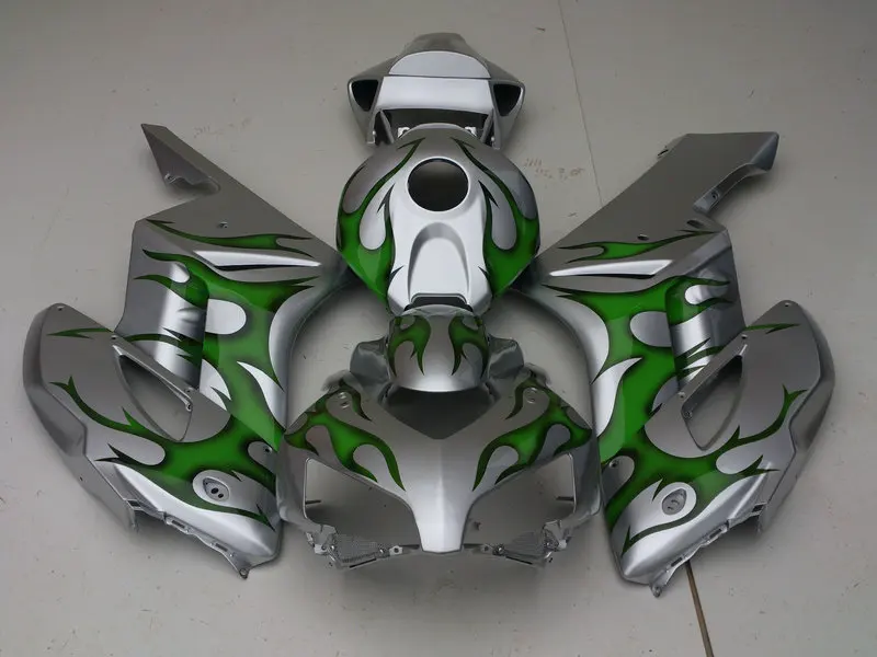 Набор обтекателей для мотоцикла HONDA CBR1000RR 04 05 CBR 1000RR 1000 2004 2005 ABS серебристо зеленый
