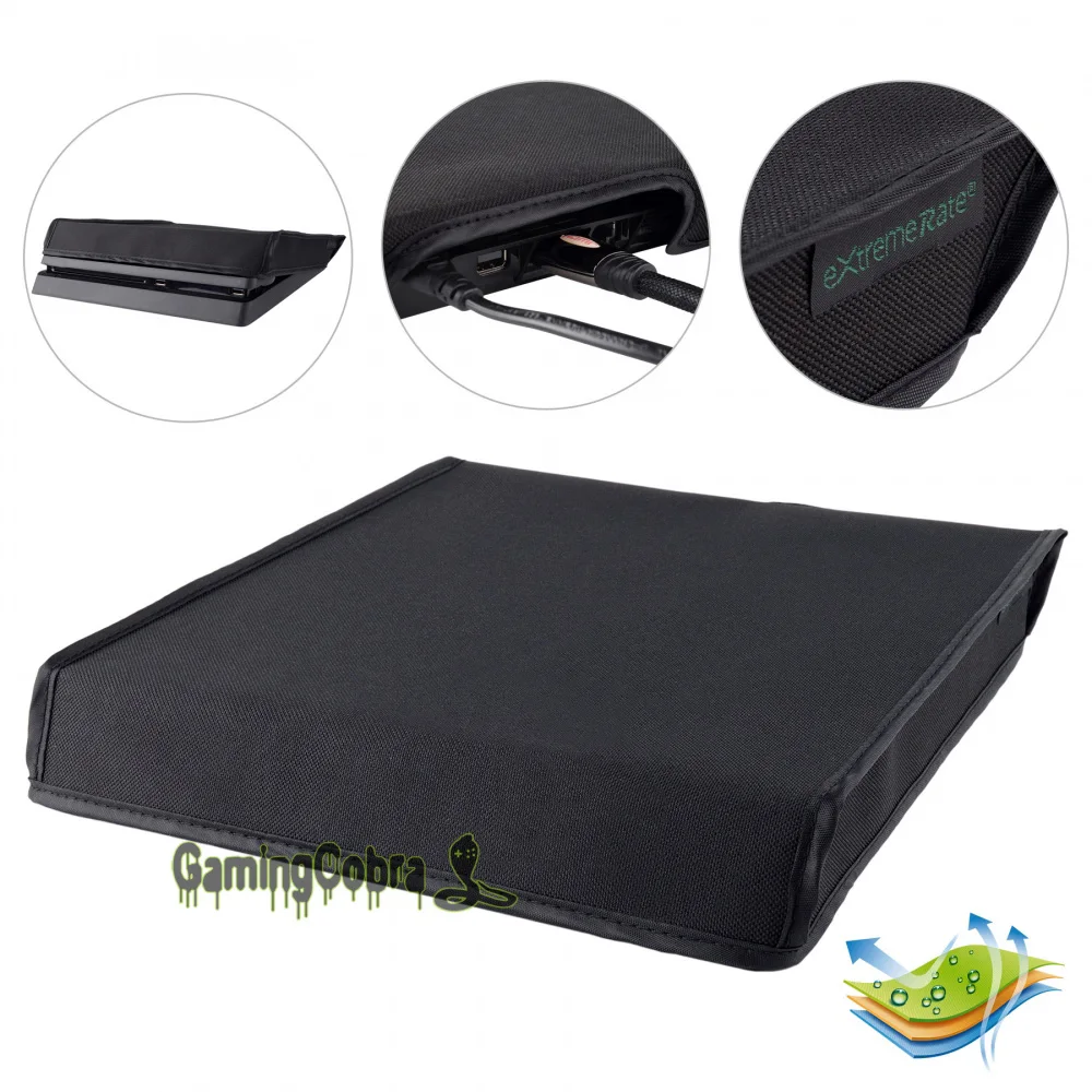 eXtremeRate Black Horizontal Dust Cover for PS4 Slim Console, Soft Neat Lining Dust Guard for PS4 Slim Console
eXtremeRate Black Horizontal Dust Cover for PS4 Slim Console, Soft Neat Lining Dust Guard for PS4 Slim Console