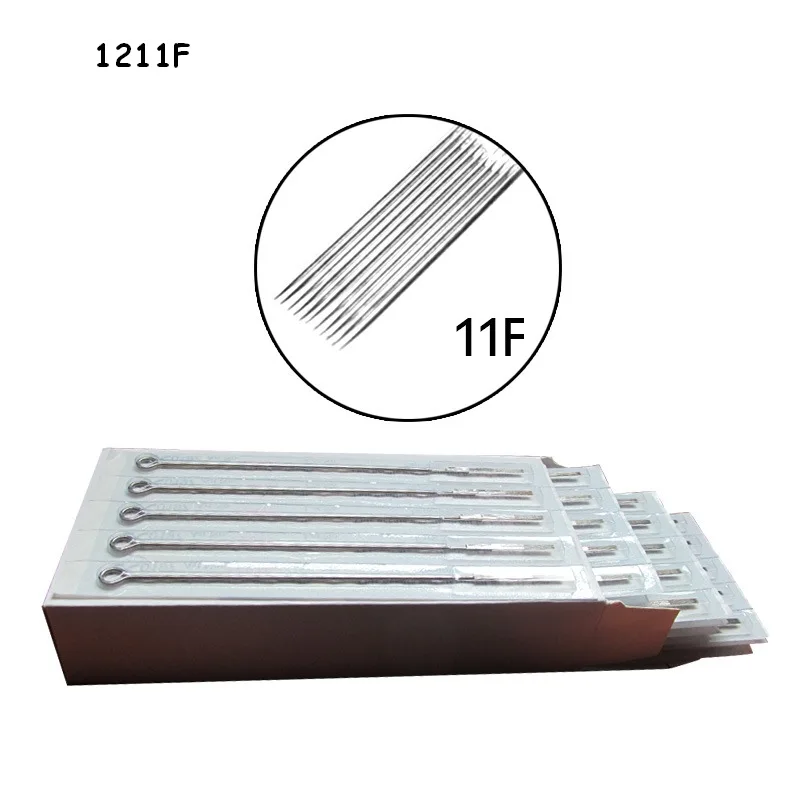 Disposable Sterile Standard Tattoo Needles Flat Needles for Tattoo Machine Grips 50 pcs/Box 5/7/9/11/13/15 F
Disposable Sterile Standard Tattoo Needles Flat Needles for Tattoo Machine Grips 50 pcs/Box 5/7/9/11/13/15 F