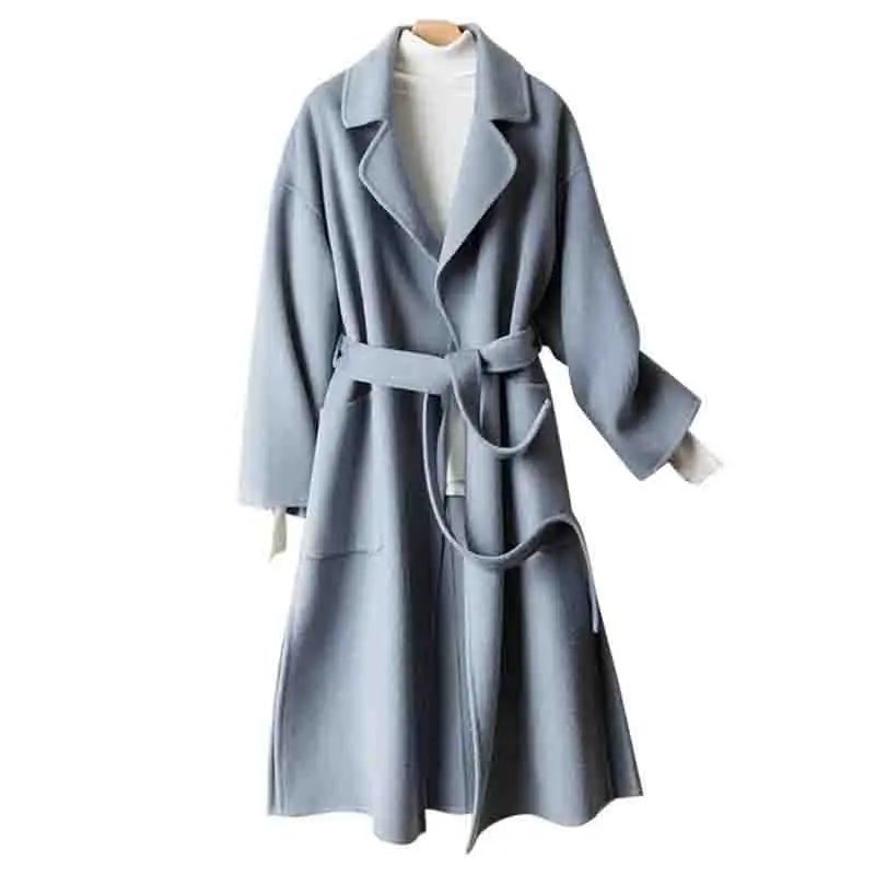 2019 New 100 % Wool Coat Autumn Winter Women Double-faced Wool Coats korean Plus size Slim Long Coat Jacket casaco feminino
2019 New 100 % Wool Coat Autumn Winter Women Double-faced Wool Coats korean Plus size Slim Long Coat Jacket casaco feminino