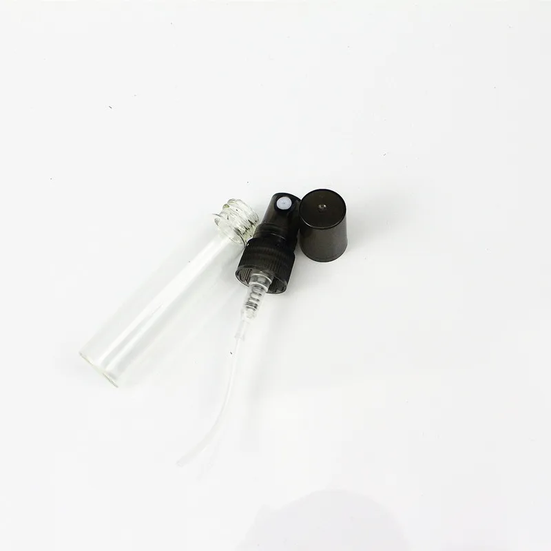 5ML Pop Transparent Glass Tube Perfume Bottle Dispensing Sample Black Spray Bottle 100PCS/LOT
5ML Pop Transparent Glass Tube Perfume Bottle Dispensing Sample Black Spray Bottle 100PCS/LOT