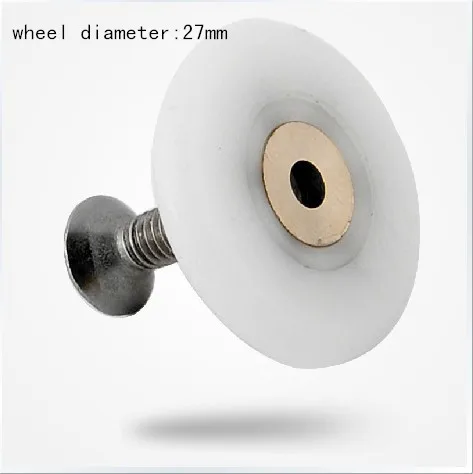8pcs nylon wheels sliding doors The thickness of4mm wheel diameter:27m mroller slide
8pcs nylon wheels sliding doors The thickness of4mm wheel diameter:27m mroller slide