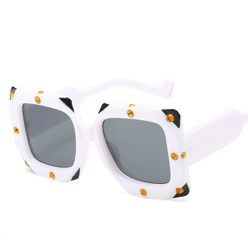 PAWXFB 2019 Мода негабаритные Квадратные Солнцезащитные очки для женщин мужчин новые