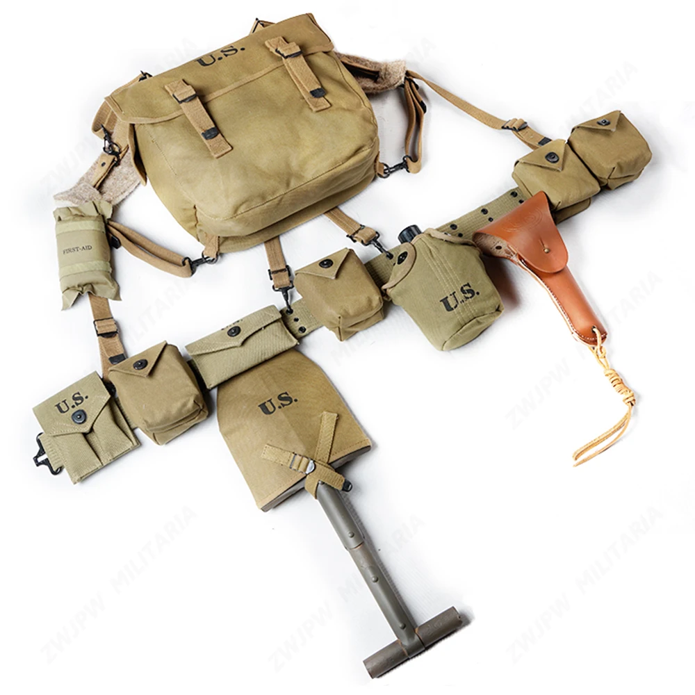 Армейское снаряжение WW2 сша комбинированная сумка M36 фоторемень чехол 1911 кобура
