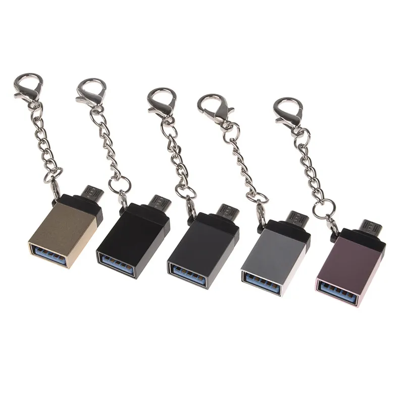 Переходник с разъемом USB 3 0 и Micro для передачи данных брелком | Мобильные телефоны