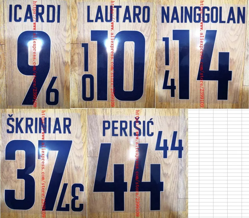 Патч значок ICARDI LAUTARO NAINGGOLAN SKRINIAR PERISIC nameset 2018 2019|Заплатки| |