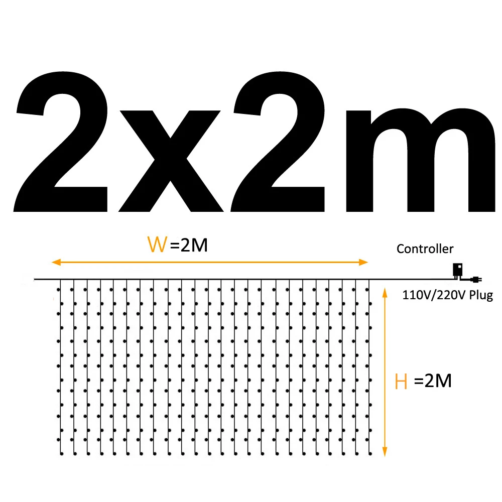 LED гирлянда штора MJJC 220В
LED гирлянда штора MJJC 220В