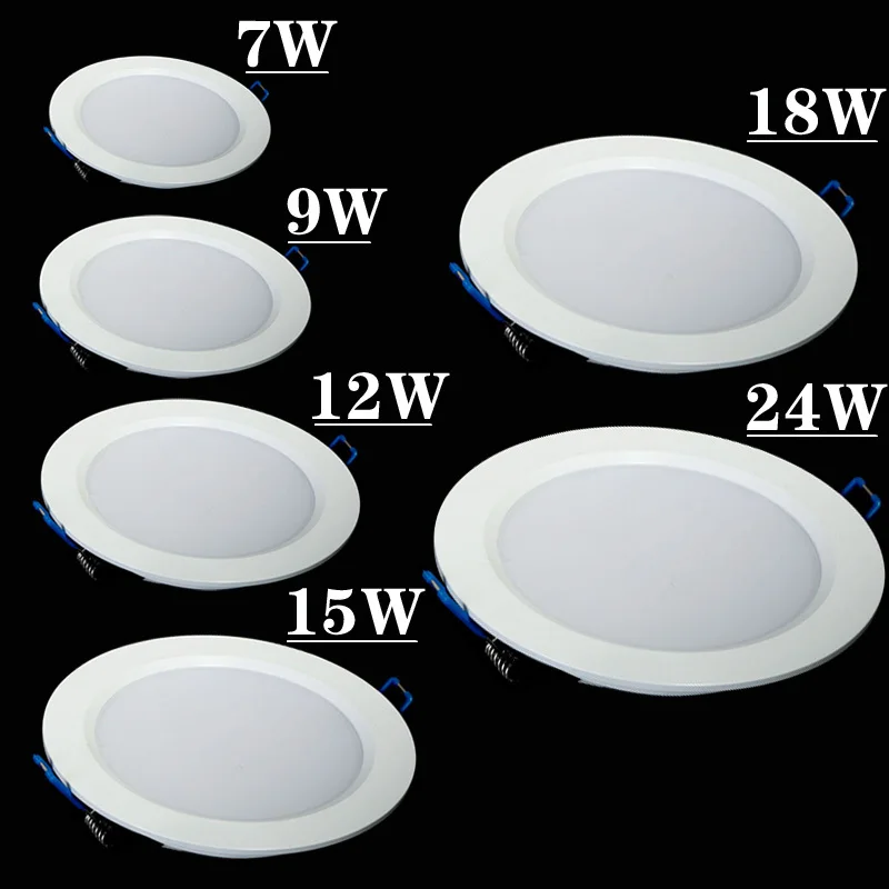 20pcs/lot AC85-265 7W/9W/12W/15W/18W/25W led downlight recessed lighting for bedroom sets lighting decoration LED panel lamp
20pcs/lot AC85-265 7W/9W/12W/15W/18W/25W led downlight recessed lighting for bedroom sets lighting decoration LED panel lamp