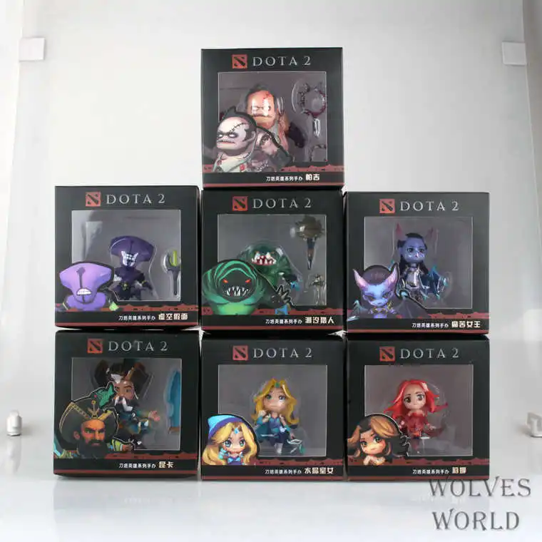 7pcs/Set DOTA 2 Figure heros Kunkka Lina Pudge Queen Tidehunter CM FV PVC Action Figures Collection dota2 Toys best gift
7pcs/Set DOTA 2 Figure heros Kunkka Lina Pudge Queen Tidehunter CM FV PVC Action Figures Collection dota2 Toys best gift