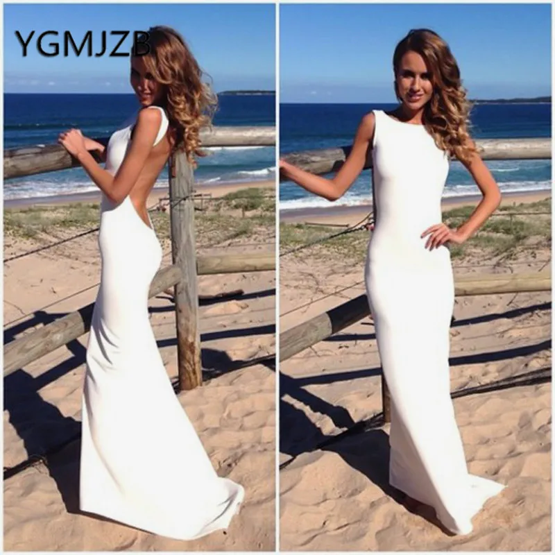 Backless Summer Wedding Dresses 2019 Mermaid Elastic Satin Wedding Party Dress Bridal Gowns Bride Dress Robe De Marriage
Backless Summer Wedding Dresses 2019 Mermaid Elastic Satin Wedding Party Dress Bridal Gowns Bride Dress Robe De Marriage