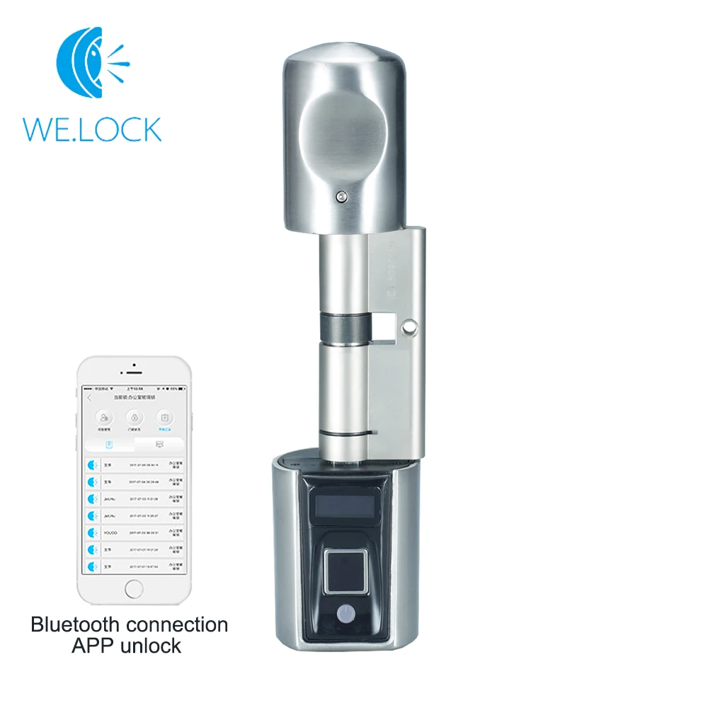 L6SECB Electronic Door Lock APP Smart Card Fingerprint Door Lock adjustable Cylinder
L6SECB Electronic Door Lock APP Smart Card Fingerprint Door Lock adjustable Cylinder