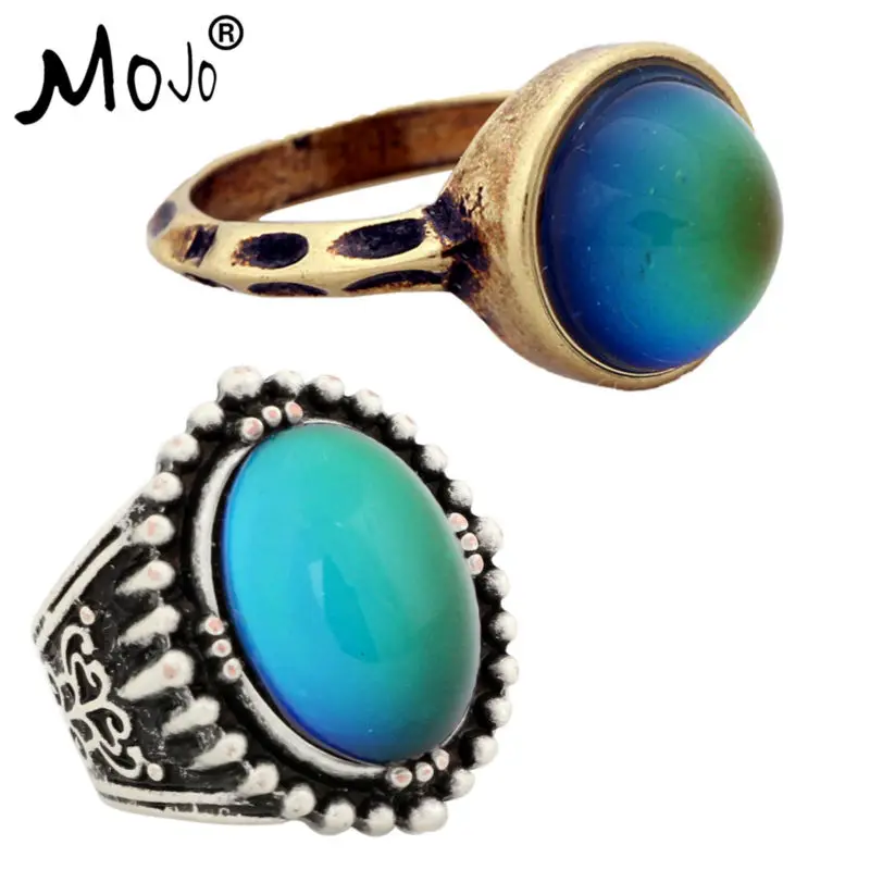 2PCS Vintage Bohemia Retro Color Change Mood Ring Emotion Feeling Changeable Ring Temperature Control Ring for Women RG002-015
2PCS Vintage Bohemia Retro Color Change Mood Ring Emotion Feeling Changeable Ring Temperature Control Ring for Women RG002-015