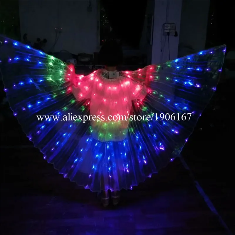 2018 New RGB Color Performance Prop Women Dance Accessories DJ LED ISIS Wings Light Up Wing Costume LED Butterfly Wings Rainbow
2018 New RGB Color Performance Prop Women Dance Accessories DJ LED ISIS Wings Light Up Wing Costume LED Butterfly Wings Rainbow