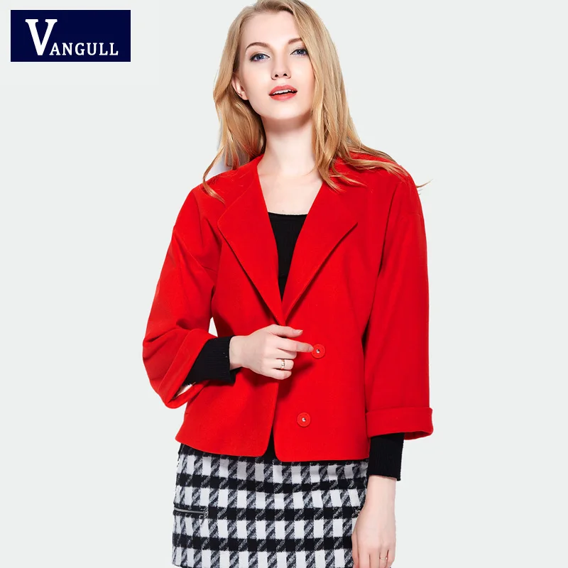 Warm Soft Short Jacket 2016 Autumn Winter Women Wool Casual Vintage Slim Solid Coat 3/4 Sleeve Lapel Loose Type Thick Outerwear
Warm Soft Short Jacket 2016 Autumn Winter Women Wool Casual Vintage Slim Solid Coat 3/4 Sleeve Lapel Loose Type Thick Outerwear