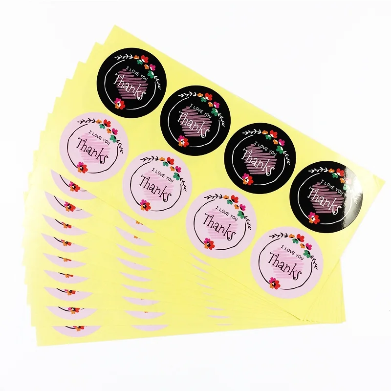 800pcs/lot Black Pink Thanks series Circular Adhesive Kraft Seal Sticker for Baking Gift Label Stickers Funny DIY Work
800pcs/lot Black Pink Thanks series Circular Adhesive Kraft Seal Sticker for Baking Gift Label Stickers Funny DIY Work