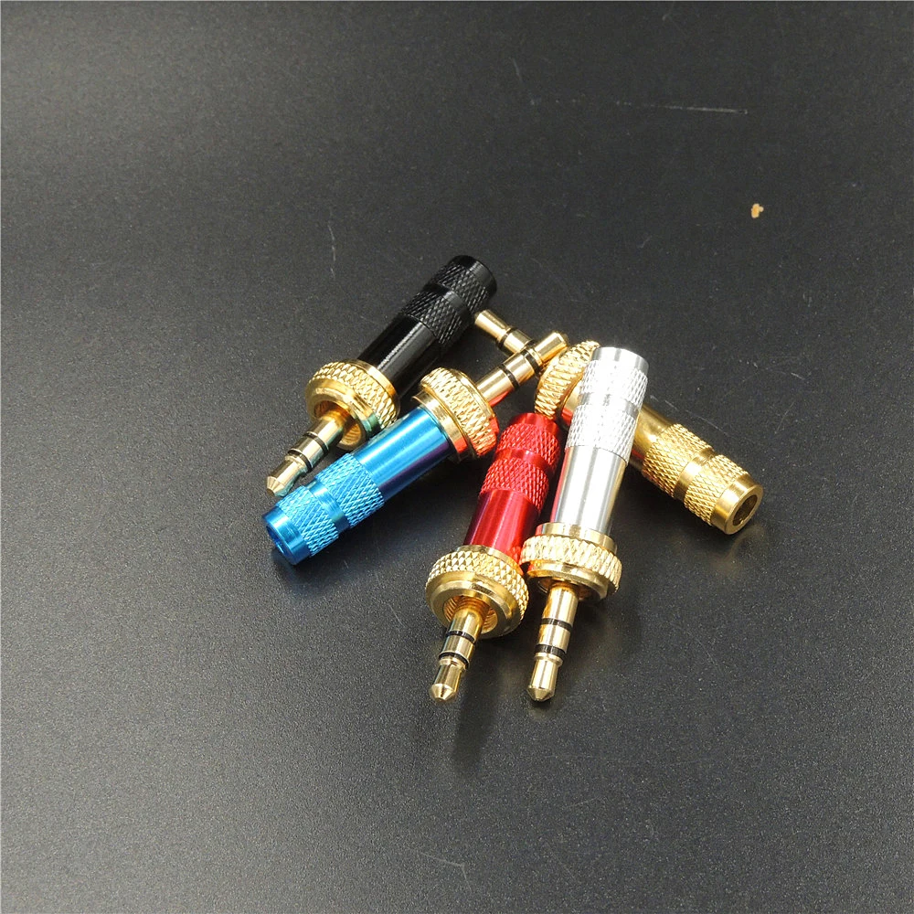 3.5mm Headphone Plug 3 Pole Screw Lock Stereo Soldering Audio Jack Connector for Cable Adapter
3.5mm Headphone Plug 3 Pole Screw Lock Stereo Soldering Audio Jack Connector for Cable Adapter