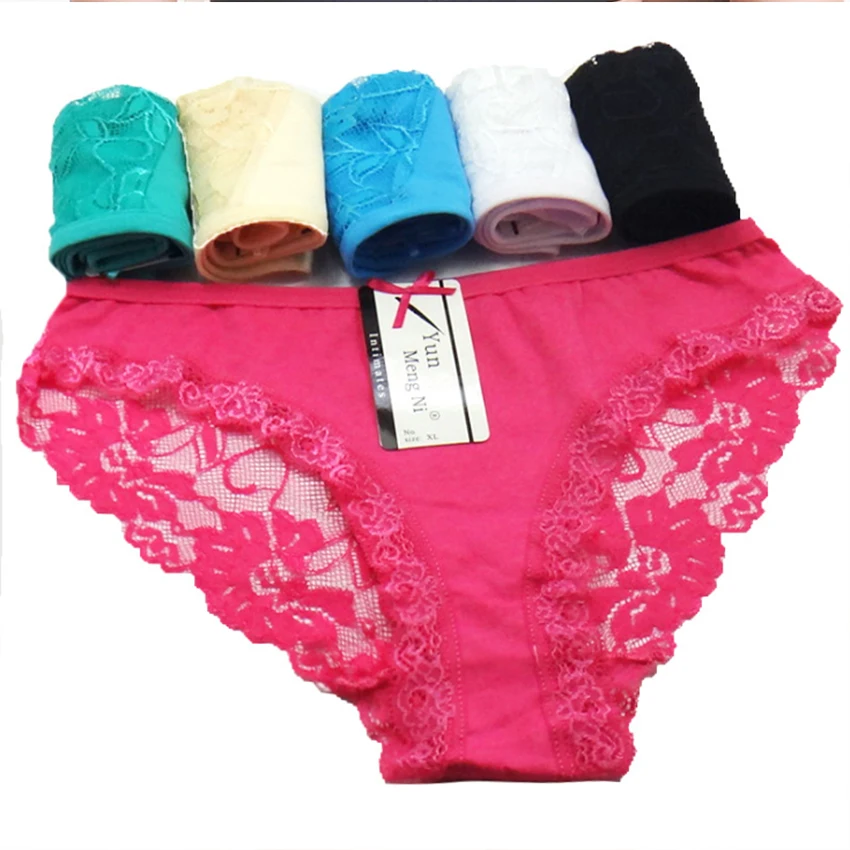 New Fashion Low-Rise Women's Sexy Lace Lady Panties Cotton Breathable Hollow Briefs Plus Size Girl Underwear 12 Pieces/Lot
New Fashion Low-Rise Women's Sexy Lace Lady Panties Cotton Breathable Hollow Briefs Plus Size Girl Underwear 12 Pieces/Lot