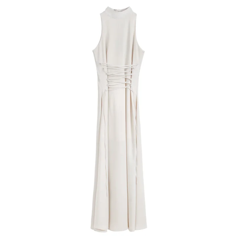 Women Summer Dresses Ladies Vintage Retro Elegant Slim Cross Bandage Long Dress Femme Casual Formal Champagne Maxi Dress clothes
Women Summer Dresses Ladies Vintage Retro Elegant Slim Cross Bandage Long Dress Femme Casual Formal Champagne Maxi Dress clothes