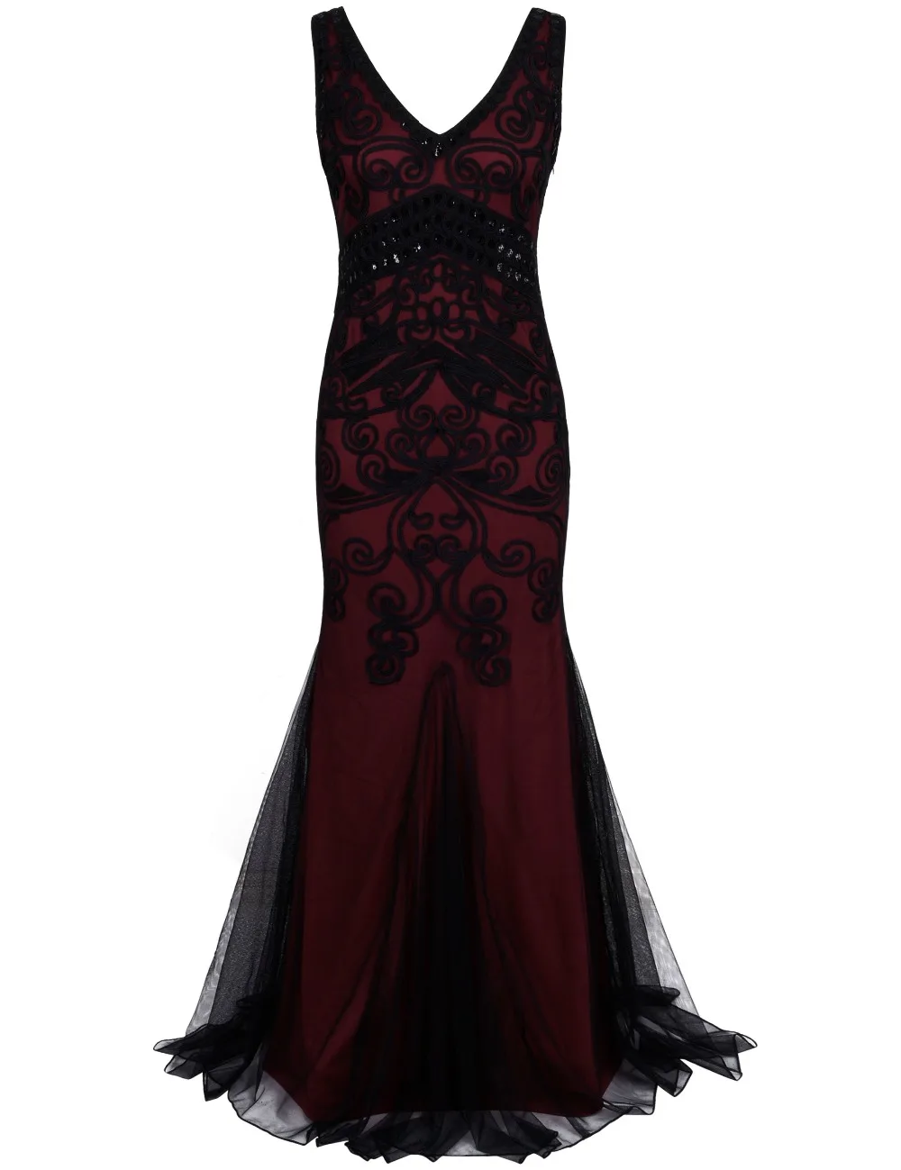 PrettyGuide Women 1920s Prom Gown Maxi Long Mermaid Formal Evening Dress Great Gatsby Flapper Dress
PrettyGuide Women 1920s Prom Gown Maxi Long Mermaid Formal Evening Dress Great Gatsby Flapper Dress