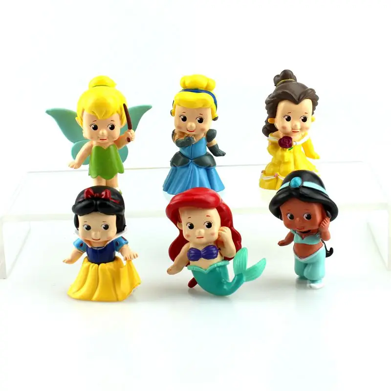 Disney Toys 6pcs/Set 5-6cm Cute Mini Princess Mermaid Snow White Cinderella PVC Action Figures Collectible Dolls Kids Toys
Disney Toys 6pcs/Set 5-6cm Cute Mini Princess Mermaid Snow White Cinderella PVC Action Figures Collectible Dolls Kids Toys