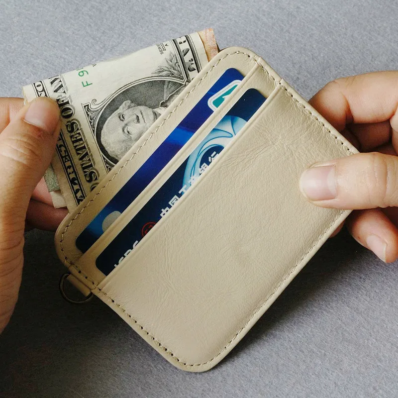 Genuine Leather Men/Women's Card Holders Business Man Credit Card Case Slim Cash Pack Mens Wallet Minimalist Bus Card Holder
Genuine Leather Men/Women's Card Holders Business Man Credit Card Case Slim Cash Pack Mens Wallet Minimalist Bus Card Holder