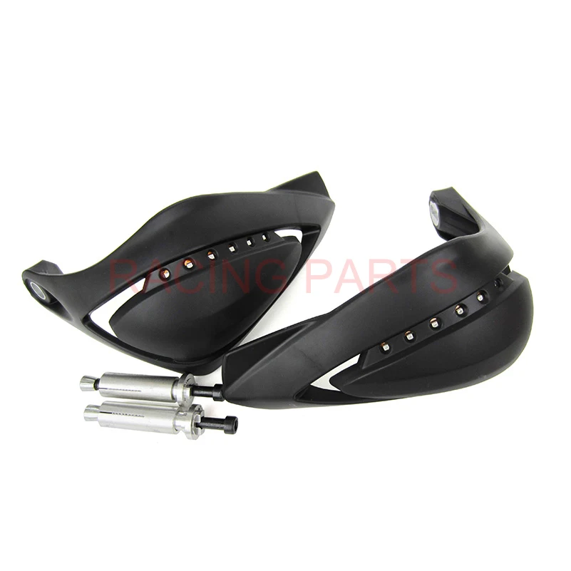 Universal LED Handlebar Hand Brush Guard handguards black fit 7/8" 22mm or 1-1/8" 28mm handlebar pit dirt bike Free shipping
Universal LED Handlebar Hand Brush Guard handguards black fit 7/8" 22mm or 1-1/8" 28mm handlebar pit dirt bike Free shipping