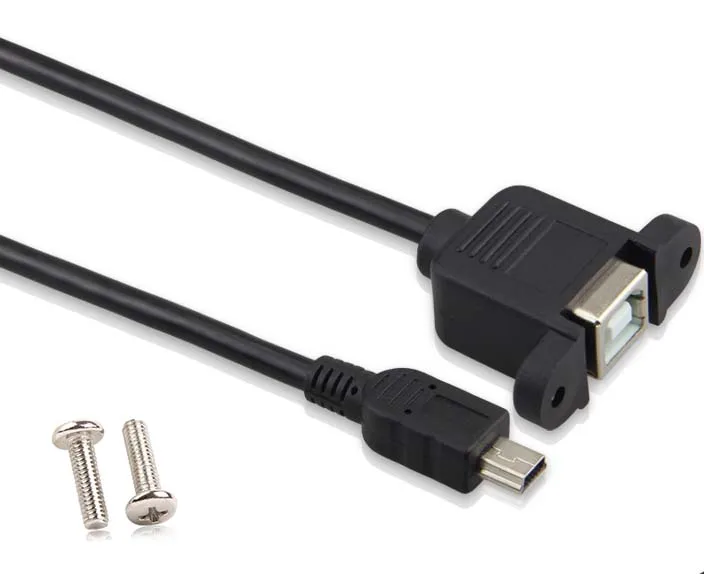 10pcs 0.5m Mini USB 5Pin Male to USB 2.0 Type B Female Printer Panel Mount Cable
10pcs 0.5m Mini USB 5Pin Male to USB 2.0 Type B Female Printer Panel Mount Cable